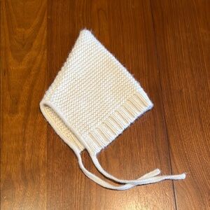 Hanna Andersson White Knit Hat Cozy Accessory